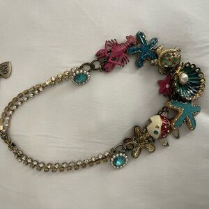 Colorful Sea Life Charm Necklace